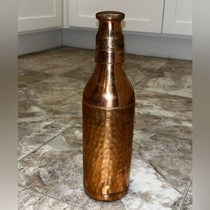 Copper Hammered Bottle